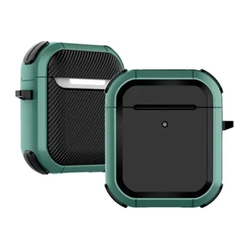 Apple Airpods 2 (2.nesil) Tank Kılıf - Yeşil