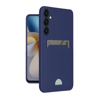 Samsung Galaxy A16 5G Kılıf Kelvin Kartvizitli Silikon - Lacivert