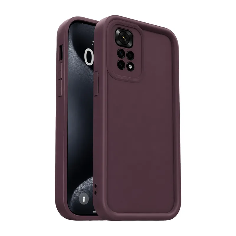Xiaomi Redmi 10 2022 Kılıf Viera Silikon - Mürdüm