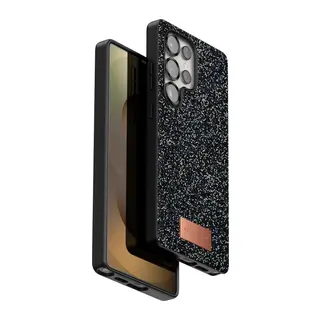 Onegif Samsung Galaxy S25 Ultra Bright Simli Kapak - Siyah