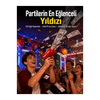 Partiler ve Sosyal Medya İçerikleri İçin Etkili Kâğıt Atma Oyuncağı Yeni Nesil