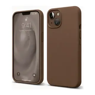 Apple iPhone 14 Kılıf First Silikon - Kahverengi
