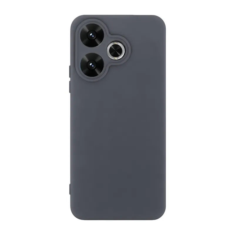 Xiaomi Redmi 13 4G Kılıf First Silikon - Gri