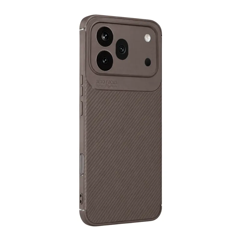 Huawei Honor 600 Pro Auto Focus Karbon Kapak - Gri