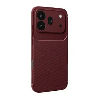 Huawei Honor 600 Pro Auto Focus Karbon Kapak - Bordo
