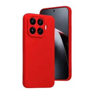 Xiaomi Mi 17T Nano içi Kadife Silikon - Kırmızı