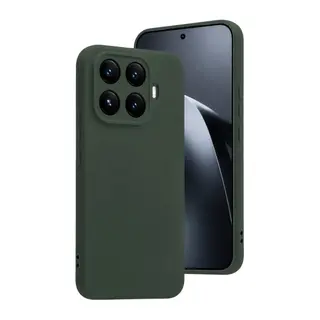 Xiaomi Mi 17T Pro Nano içi Kadife Silikon - Koyu Yeşil