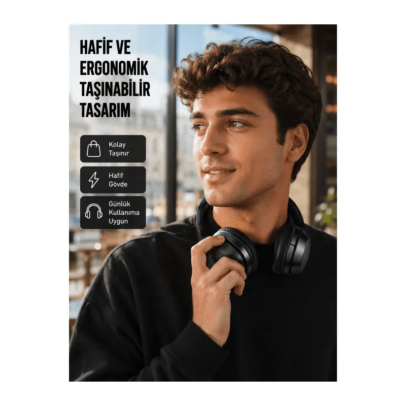 Modern Cihazlarla Uyumlu Kablolu Kulaklık – Yüksek Ses Kalitesi, Gürültü Azaltıcı Mikrofon Yeni Nesil