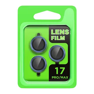 Apple iPhone 17 Pro Raze Metal Kamera Lens - Koyu Mavi