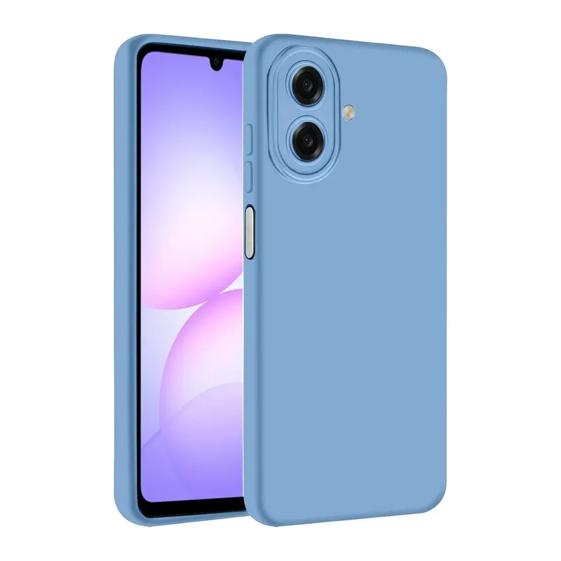 Samsung Galaxy A07 4G Nano içi Kadife Silikon - Mavi