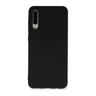 Samsung Galaxy A30S Kılıf Nano içi Kadife Silikon - Siyah