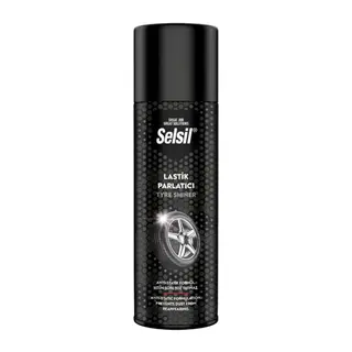 Selsil Oto - Araç Lastik Parlatıcı - Temizleyici Sprey 500ML