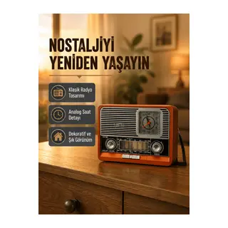 Vintage Radyo – Nostaljik Tasarım ve Modern Teknoloji Bir Arada