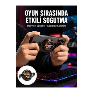 Tüm Telefonlarla Uyumlu Kompakt Soğutucu Yüksek Performanslı Hızlı Soğutma Yeni Nesil