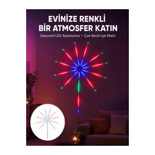 Uygulama Destekli RGB LED Duvar Aydınlatması Yeni Nesil