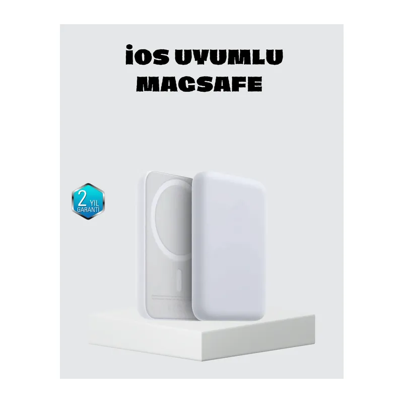 MagSafe 15W Kablosuz Hızlı Şarj, Lightning Girişli Taşınabilir Batarya