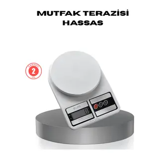 Hassas Dijital Mutfak Tartısı – 1g Doğruluk, LCD Ekran, Otomatik Kapanma