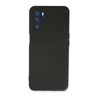 Oppo A16 Kılıf Nano içi Kadife Silikon - Siyah