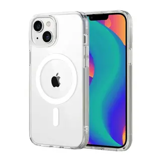 Apple iPhone 14 Combo Sert Şeffaf Magsafe Kapak - Şeffaf