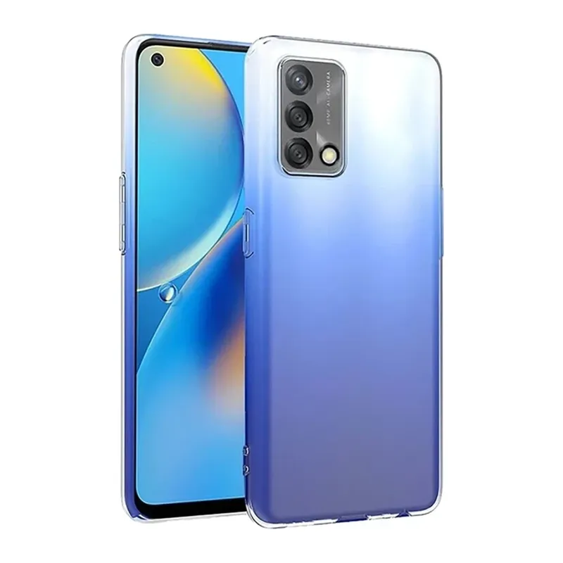 Oppo A74 4G Kılıf Lüx Şeffaf Silikon