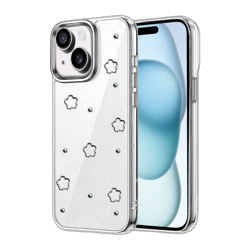 Apple iPhone 14 Fiyonk Desenli Kapak - Desen 2