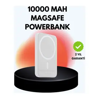 Ultra İnce Manyetik Powerbank Hızlı Şarj, Güçlü Tutuş, 10000 mAh Kapasite