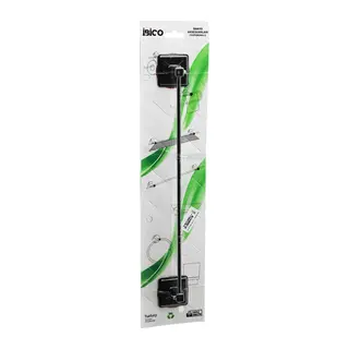 Siyah Uzun Metal Havluluk Yapışkanlı Montaj BNY-705
