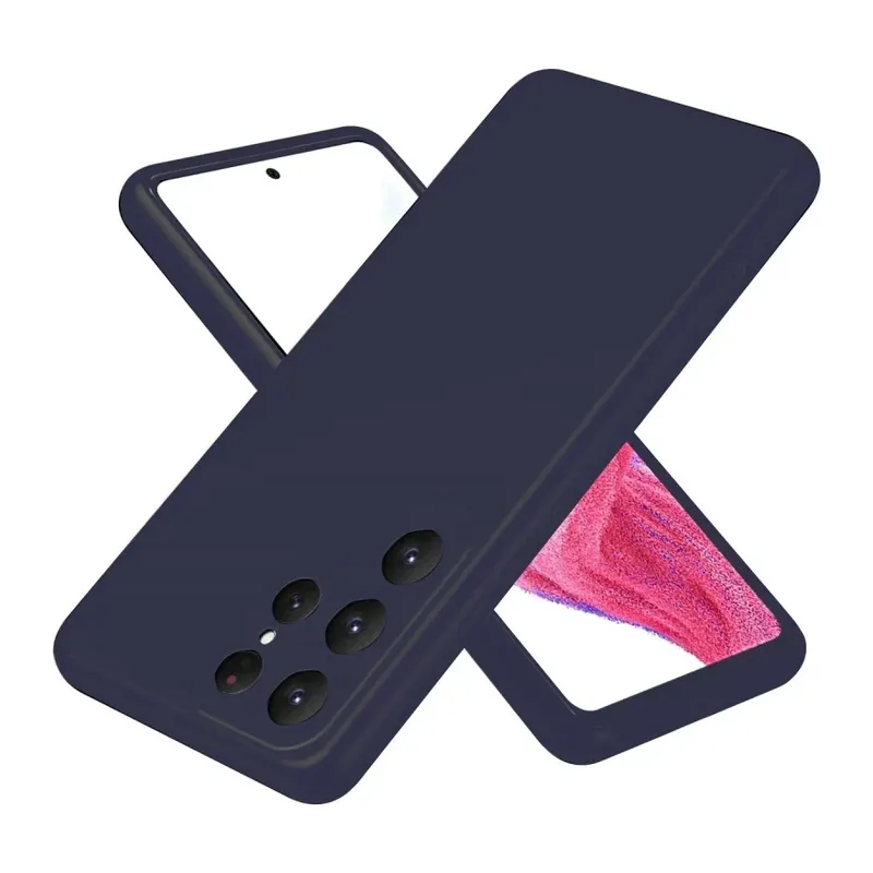 Samsung Galaxy S25 Ultra Kılıf First Silikon - Lacivert