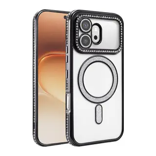 Huawei Honor 600 Joke Simli Magneticsafe Kılıf - Siyah