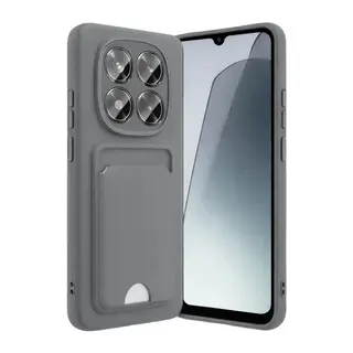 Xiaomi Redmi Note 15 Pro 5G Kelvin Kartvizitli Silikon - Gri
