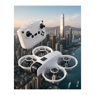 Işıklı Mini Drone Uzun Şarj Süreli ve Yedek Pervane Setli