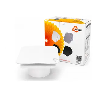 Plastik Aspiratör 120 Beyaz Banyo Tuvalet Havalandırma Aspiratörü 16W 1900RPM 80M3/H EBT-120SB