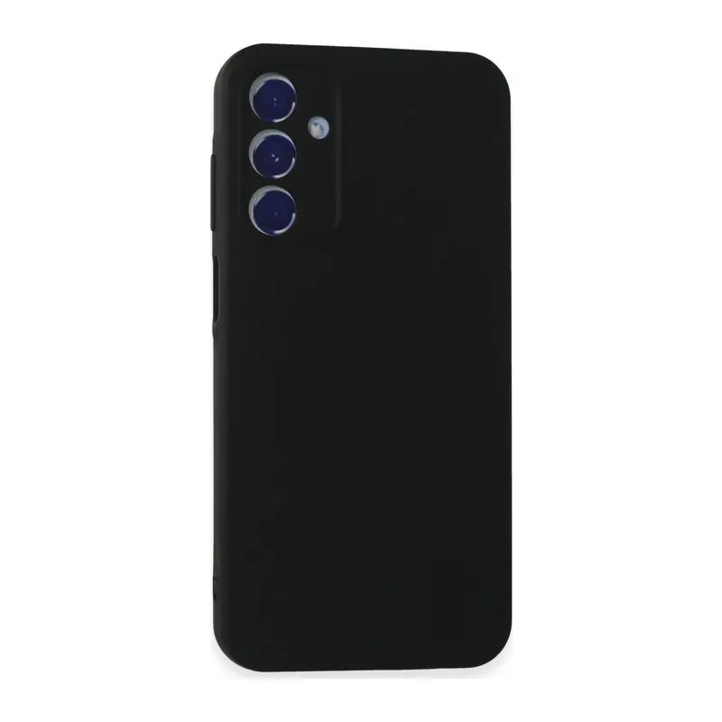 Samsung Galaxy A15 4G Kılıf First Silikon - Siyah