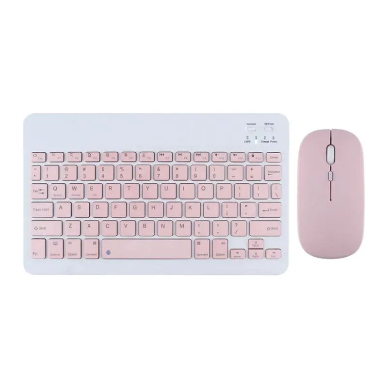 KYB71 Kablosuz Türkçe Q Klavye Mouse Set - Pembe