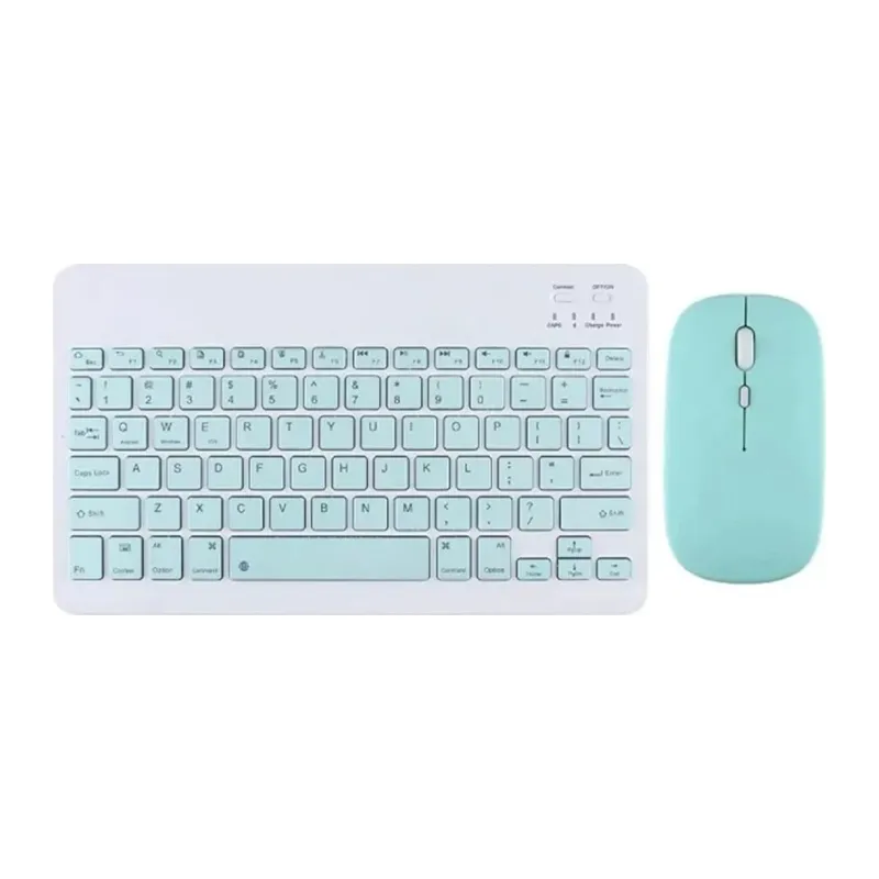 KYB71 Kablosuz Türkçe Q Klavye Mouse Set - Açık Yeşil