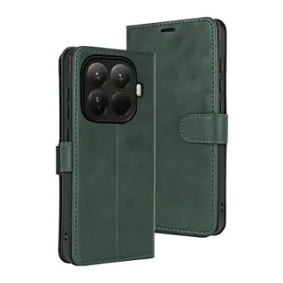 Xiaomi Mi 15T Pro Trend S Plus Kapaklı Kılıf - Yeşil