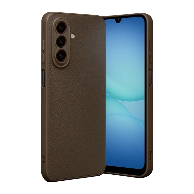 Samsung Galaxy A37 5G Thermax Silikon Kılıf - Kahverengi