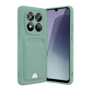 Xiaomi Redmi Note 15 Pro 4G Kelvin Kartvizitli Silikon - Açık Yeşil