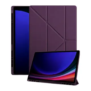 Samsung Galaxy X930 Tab S11 Ultra 14.6 Kalemlikli Mars Tablet Kılıfı - Mürdüm