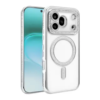 Huawei Honor 600 Pro Joke Simli Magneticsafe Kılıf - Gümüş