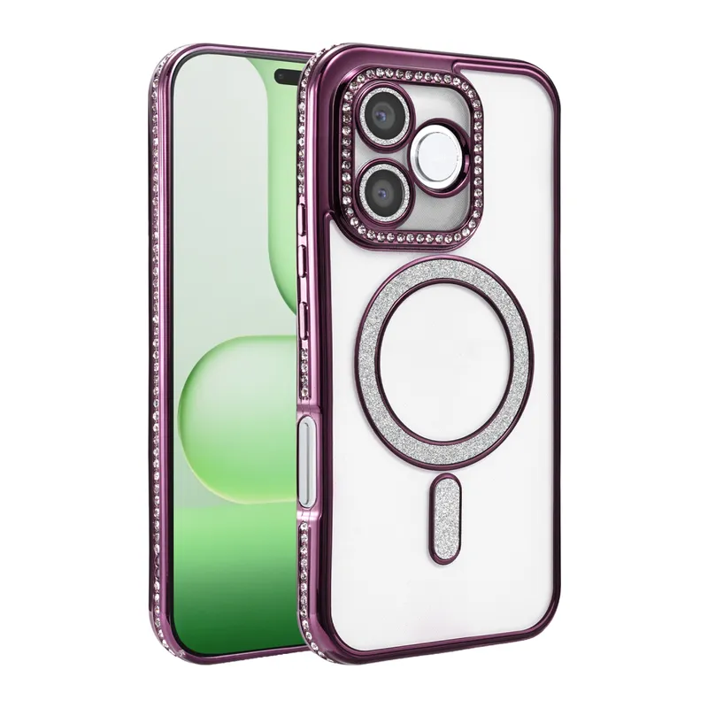 Huawei Honor 600 Lite Joke Simli Magneticsafe Kılıf - Derin Mor