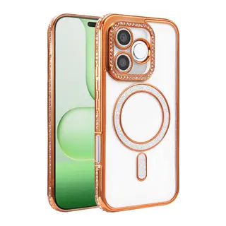 Huawei Honor 600 Lite Joke Simli Magneticsafe Kılıf - Turuncu
