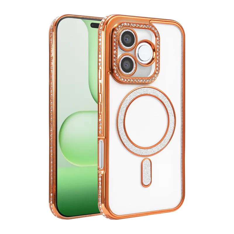 Huawei Honor 600 Lite Joke Simli Magneticsafe Kılıf - Turuncu