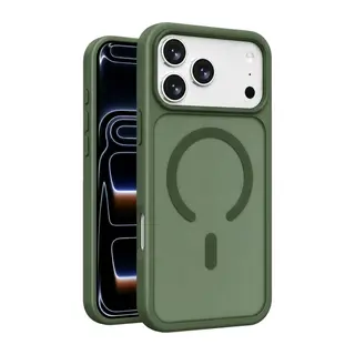Joko Apple iPhone 18 Pro Max/17 Pro Max Jota Magsafe Kapak - Koyu Yeşil