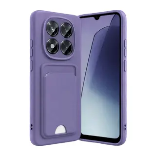 Xiaomi Redmi Note 15 Pro 5G Kelvin Kartvizitli Silikon - Lila