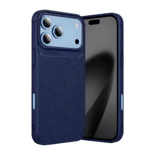 Apple iPhone 18 Pro Max Auto Focus Karbon Kapak - Lacivert