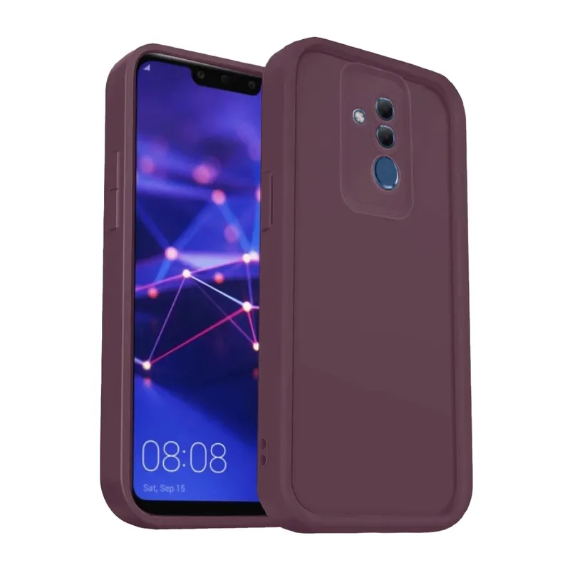 Huawei Mate 20 Lite Kılıf Viera Silikon - Mürdüm