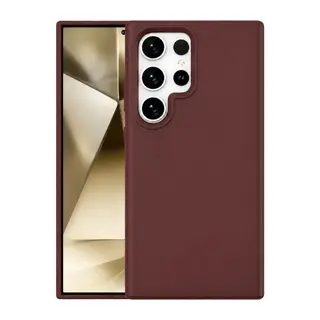 Samsung Galaxy S24 Ultra Kılıf First Silikon - Bordo