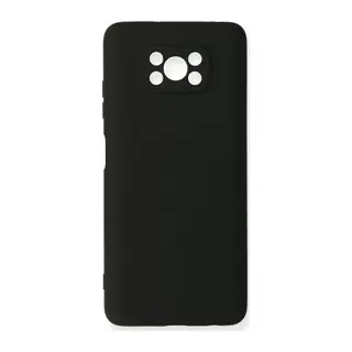 Xiaomi Pocophone X3 Kılıf Nano içi Kadife Silikon - Siyah