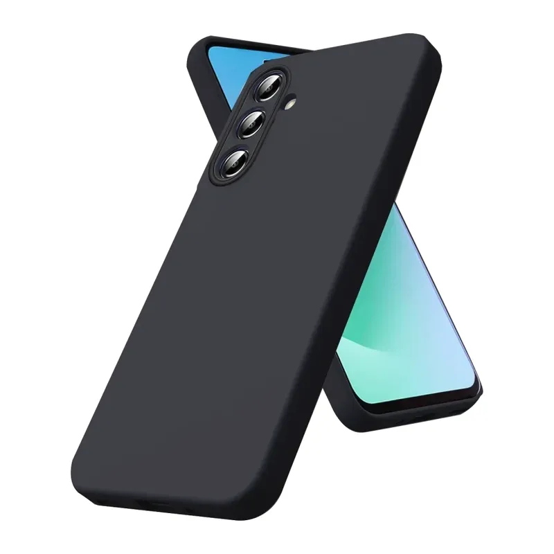 Samsung Galaxy S26 Nano içi Kadife Silikon - Siyah
